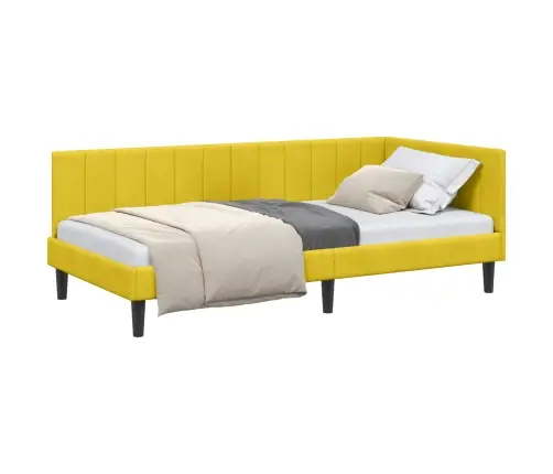 Nurgavoodi Raam Peaga Kollane 90 Cm X 200 Cm Samet