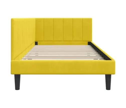 Nurgavoodi Raam Peaga Kollane 90 Cm X 200 Cm Samet