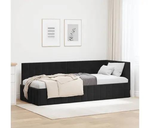 Nurgavoodi Raam Peaga Must 80 Cm X 200 Cm Samet