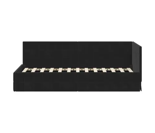 Nurgavoodi Raam Peaga Must 80 Cm X 200 Cm Samet