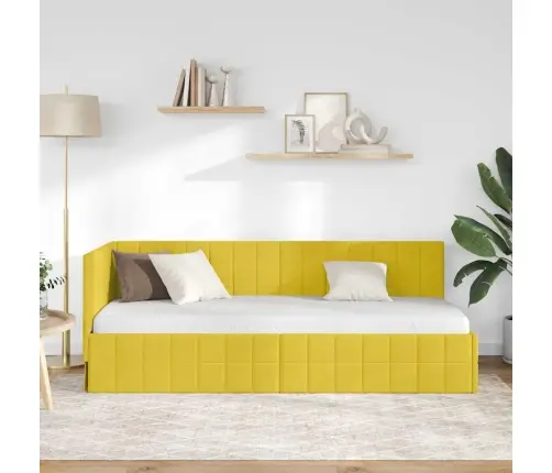 Nurgavoodi Raam Peaga Kollane 80 Cm X 200 Cm Samet