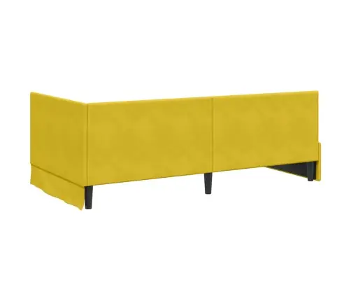 Nurgavoodi Raam Peaga Kollane 90 Cm X 190 Cm Samet