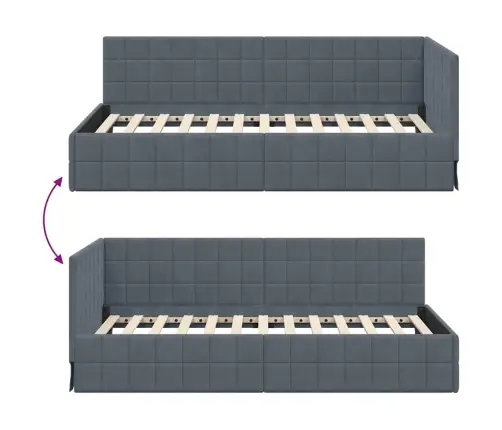 Nurgavoodi Raam Peaga Tumehall 90 Cm X 200 Cm Samet