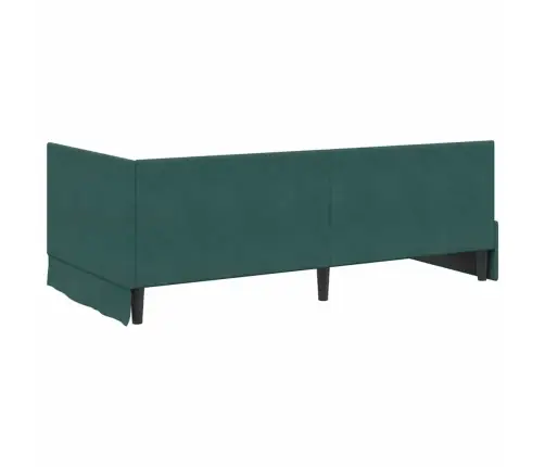 Nurgavoodi Raam Peaga Tume Rohelise 100 Cm X 200 Cm Samet