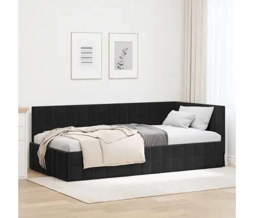 Nurgavoodi Raam Peaga Must 100 Cm X 200 Cm Samet