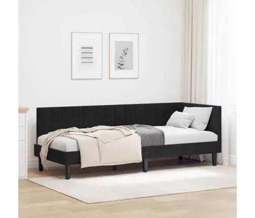 Nurgavoodi Raam Peaga Must 80 Cm X 200 Cm Samet