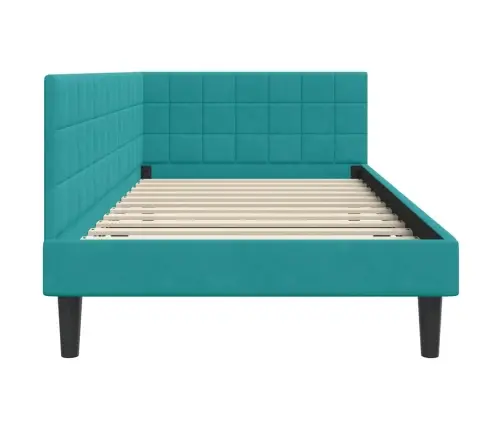 Kampinė Lovos Konstrukcija Turkio 100 Cm X 200 Cm Aksomas