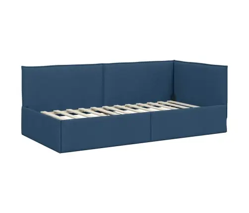 Nurgavoodi Raam Peaga Sinine 90 X 200 Cm Samet