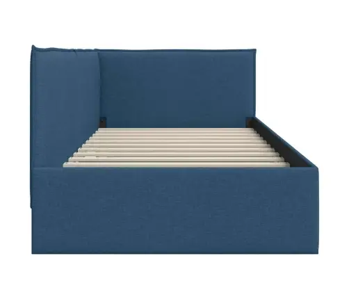 Nurgavoodi Raam Peaga Sinine 90 X 200 Cm Samet