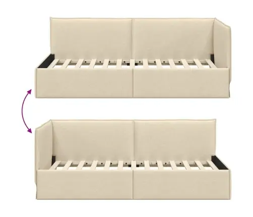 Nurgavoodi Raam Peaga Cream 100 X 200 Cm Samet