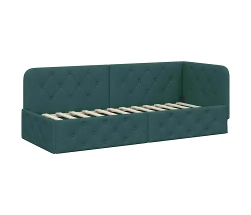 Nurgavoodi Raam Peaga Tume Rohelise 80 X 200 Cm Kangas