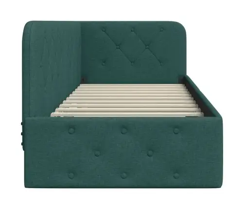 Nurgavoodi Raam Peaga Tume Rohelise 80 X 200 Cm Kangas