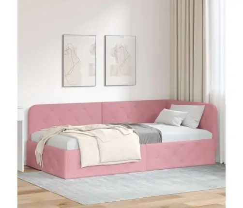 Nurgavoodi Raam Peaga Roosa 90 X 200 Cm Samet