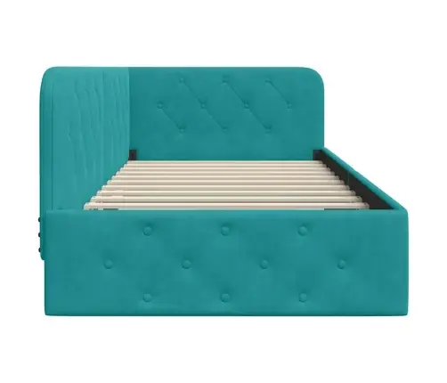Kampinė Lovos Konstrukcija Turkio 100 X 200 Cm Aksomas