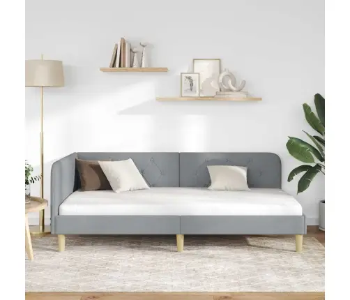 Nurgavoodi Raam Peaga Helehall 90 X 190 Cm Kangas