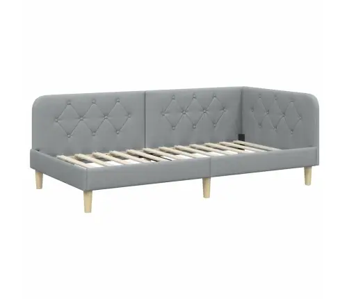 Nurgavoodi Raam Peaga Helehall 90 X 190 Cm Kangas