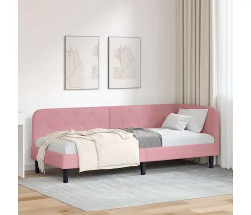 Nurgavoodi Raam Peaga Roosa 80 X 200 Cm Samet