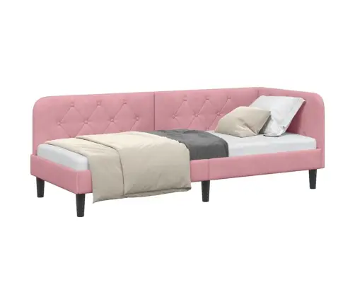 Nurgavoodi Raam Peaga Roosa 80 X 200 Cm Samet