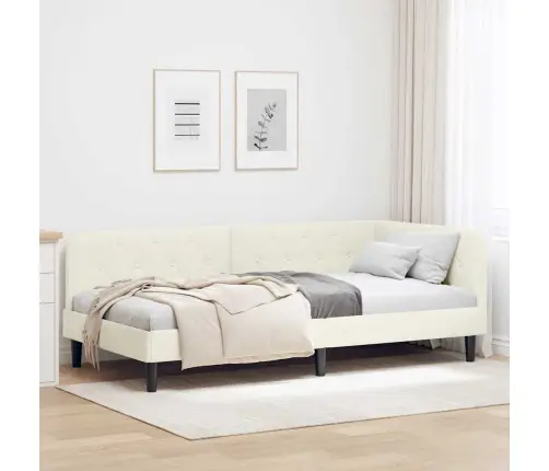 Nurgavoodi Raam Peaga Cream 90 X 190 Cm Samet