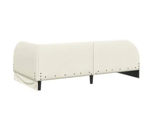 Nurgavoodi Raam Peaga Cream 80 Cm X 200 Cm Polüester Ja Vineer