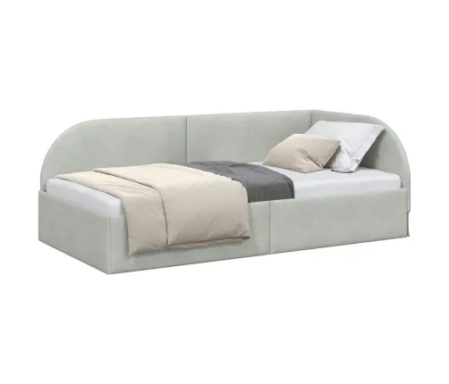 Nurgavoodi Raam Peaga Helehall 90 Cm X 190 Cm Samet