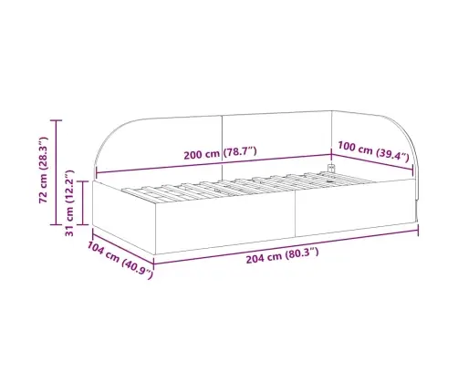 Nurgavoodi Raam Peaga Veinpunane 100 Cm X 200 Cm Kangas