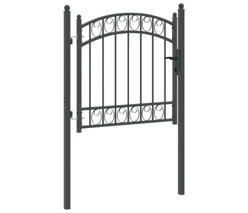 Žoga Vārti Pelēka 100 X 100 Cm Pulverkrāsots Tērauds Vidaxl