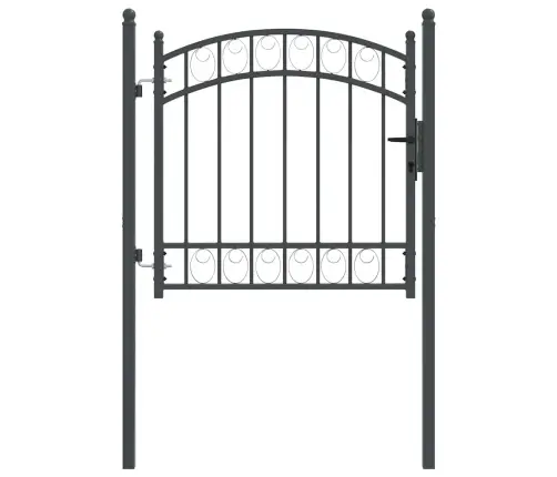 Žoga Vārti Pelēka 100 X 100 Cm Pulverkrāsots Tērauds Vidaxl