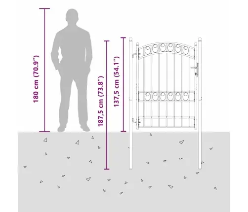 Tara Aed Lukuga Hall 170 X 100 Cm Pulbervärvitud Teras