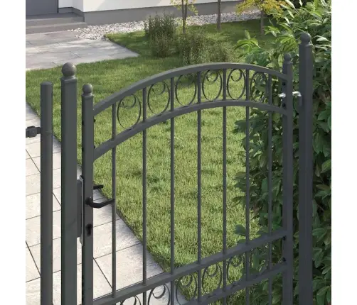 Žoga Vārti Pelēka 200 X 100 Cm Pulverkrāsots Tērauds Vidaxl