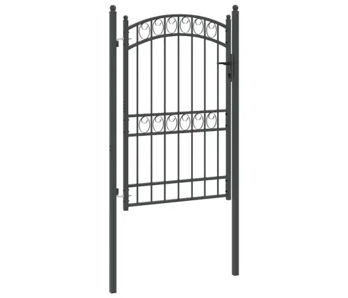 Žoga Vārti Pelēka 200 X 100 Cm Pulverkrāsots Tērauds Vidaxl