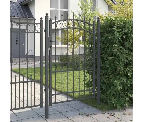 Žoga Vārti Ar Naglām Pelēka 200 X 100 Cm Pulverkrāsots Tērauds Vidaxl