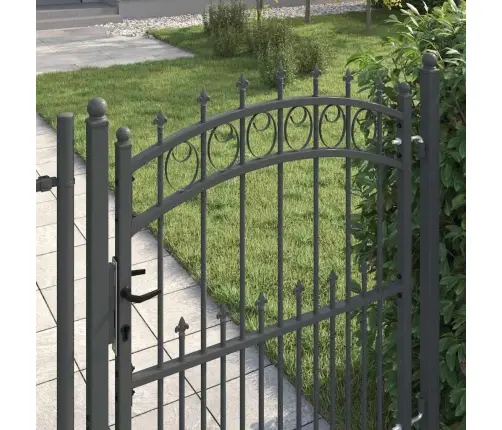 Aiavärav Okkadega Hall 150 X 100 Cm Pulbervärvitud Teras