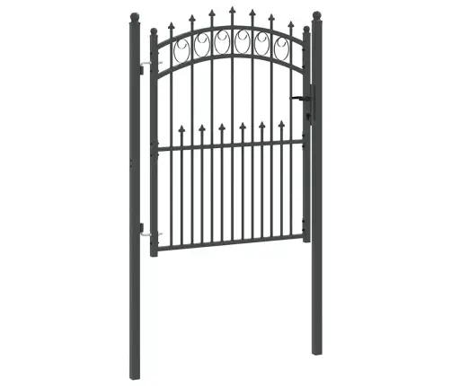 Aiavärav Okkadega Hall 150 X 100 Cm Pulbervärvitud Teras