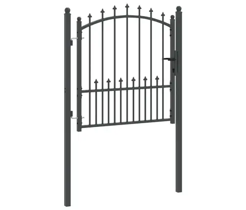 Tvoros Vartai Su Smailiais Su Užraktu Pilka 100 X 100 Cm