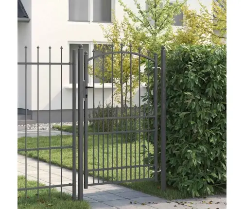 Žoga Vārti Ar Naglām Pelēka 200 X 100 Cm Pulverkrāsots Tērauds Vidaxl