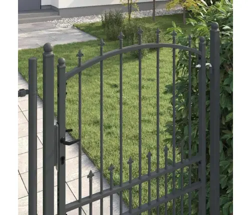 Žoga Vārti Ar Naglām Pelēka 200 X 100 Cm Pulverkrāsots Tērauds Vidaxl