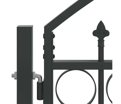 Žoga Vārti Ar Slēdzeni Pelēka 300 X 150 Cm Tērauds Vidaxl