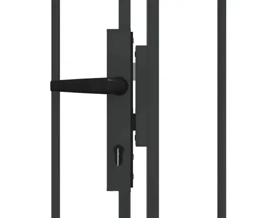 Tvora Su Užraktu Pilka 400 X 175 Cm Plienas