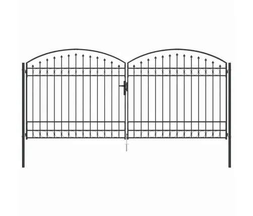 Tvora Su Užraktu Pilka 400 X 175 Cm Plienas