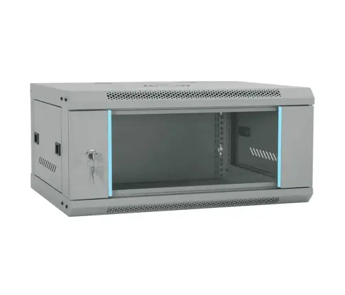 Tīkla Skapis Ar Uzglabāšanu Pelēka 60 X 45 X 28 Cm Tērauds Vidaxl