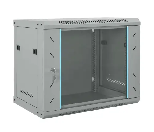 Tīkla Skapis Ar Uzglabāšanu Pelēka 60 X 45 X 50 Cm Tērauds Vidaxl