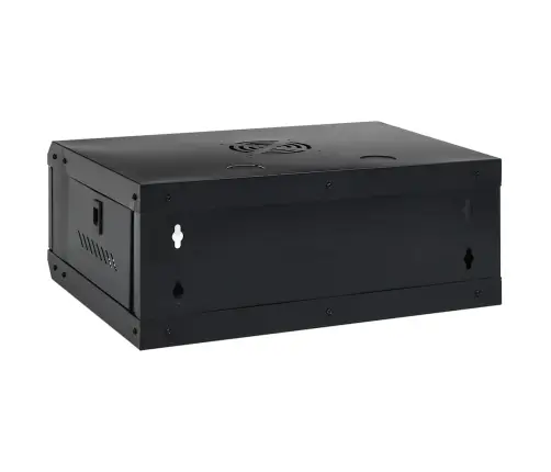 Tīkla Skapis Ar Uzglabāšanu Melna 53 X 35 X 21 Cm Tērauds Vidaxl