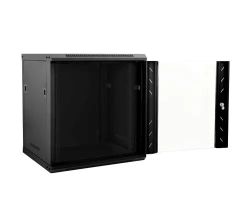 Tīkla Skapis Ar Uzglabāšanu Melna 53 X 60 X 60 Cm Tērauds Vidaxl