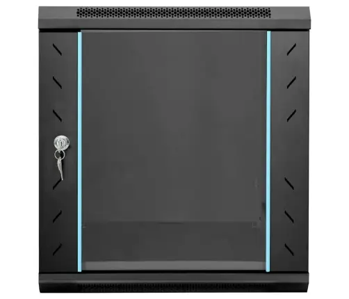 Tīkla Skapis Ar Uzglabāšanu Melna 53 X 60 X 60 Cm Tērauds Vidaxl