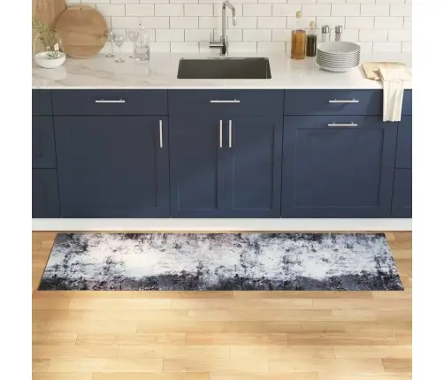 Virtuves Paklājs Other Rupjš Betons 60 X 180 Cm Samts Vidaxl