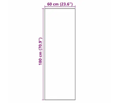 Virtuves Paklājs Other Rupjš Betons 60 X 180 Cm Samts Vidaxl