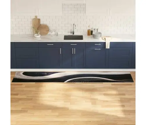 Virtuves Paklājs Other Viļņu Raksts 60 X 300 Cm Samts Vidaxl