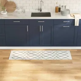 Köögivaip Valge 150 X 45 Cm Samet