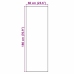 Virtuves Paklājs Floral Ziedi 60 X 180 Cm Samts Vidaxl